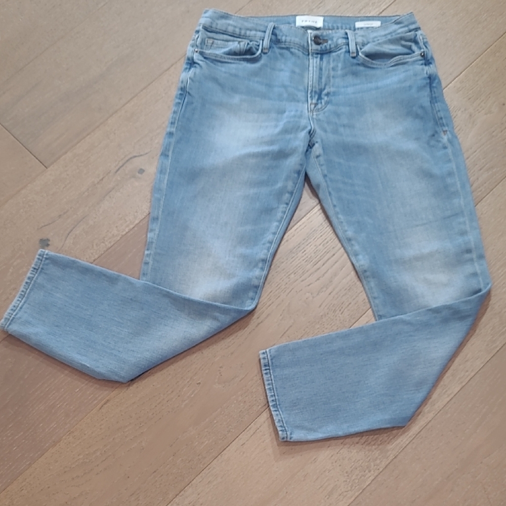 Frame Jeans Women's sz 28 Le Garcon Mid Rise Slim Boyfriend Denim